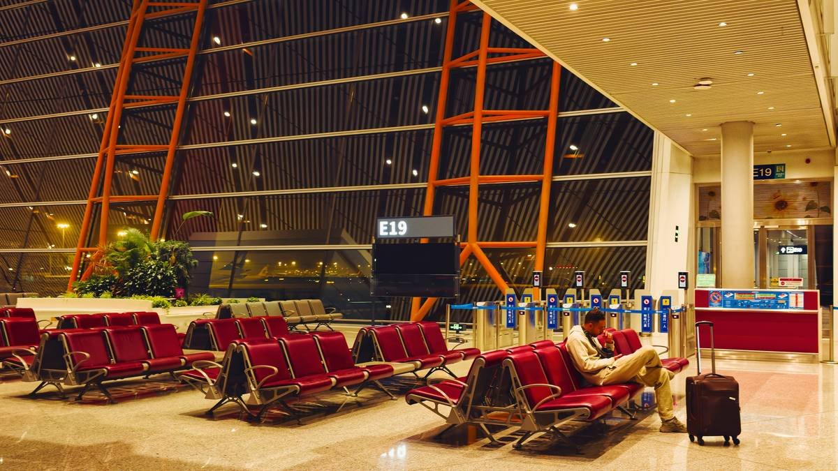 Bar chart showing global baggage mishandling rates by region in 2023, sourced from IATA